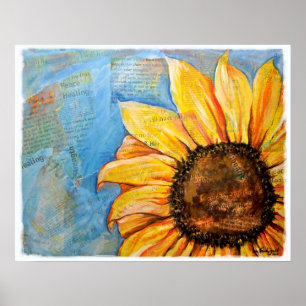 Have No Fear Sunflower Poster