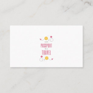 Have passport will travel business card
