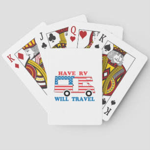 Have RV Will Travel America Playing Cards