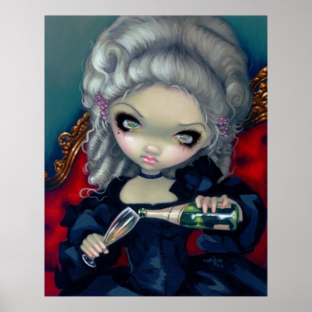 Have Some Champagne ART PRINT gothic rococo (Front)