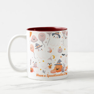 Have Spooctacular Day-Halloween Day Two-Tone Coffee Mug