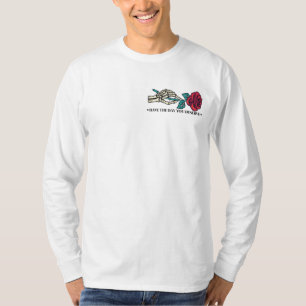 Have The Day You Deserve Skull Flower Motivational T-Shirt