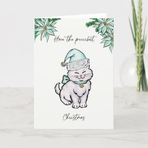 Have The Purrrfect Christmas Cat Holiday Card
