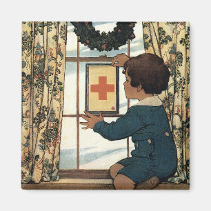 Have You a Red Cross Service Flag? Magnet