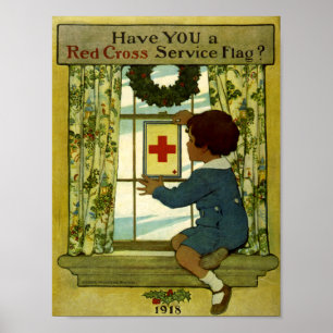 Have YOU a Red Cross Service Flag? Poster
