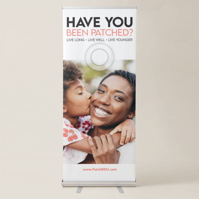 Have You Been Patched? Banner (orange) (Front)