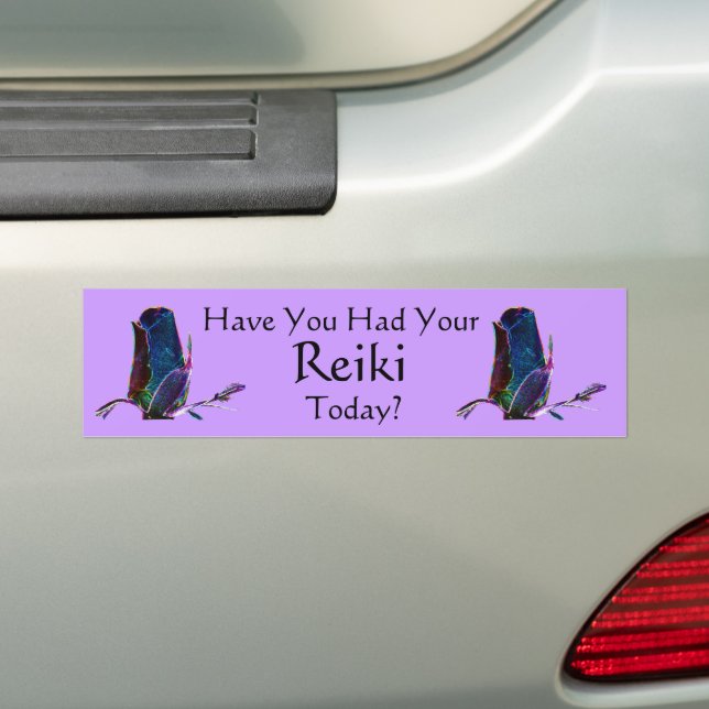 Have You Had Your Reiki Today  Bumper Sticker (On Car)
