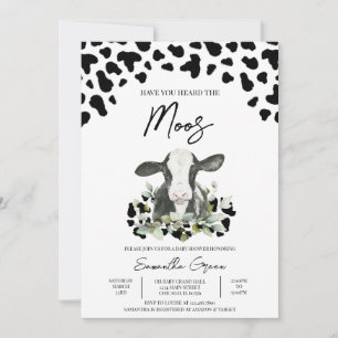 Have you Heard the Moos Baby Shower Invitation