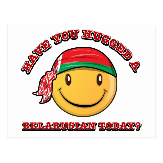 Have you hugged a Belarusian today? Postcard