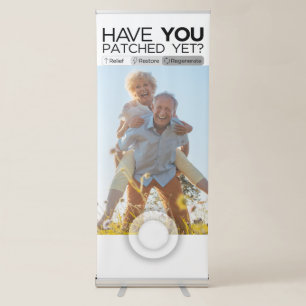 Have You Patched Yet? - Mature Couple Having Fun! Retractable Banner