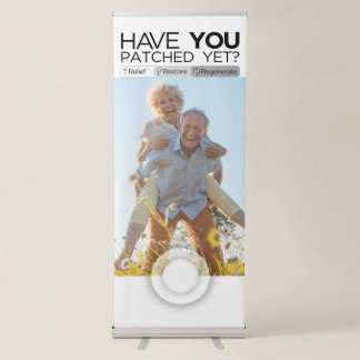 Have You Patched Yet? - Mature Couple Having Fun! Retractable Banner
