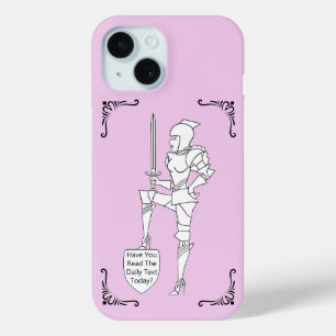 "Have You Read the Daily Text Today?" iPhone 15 Case