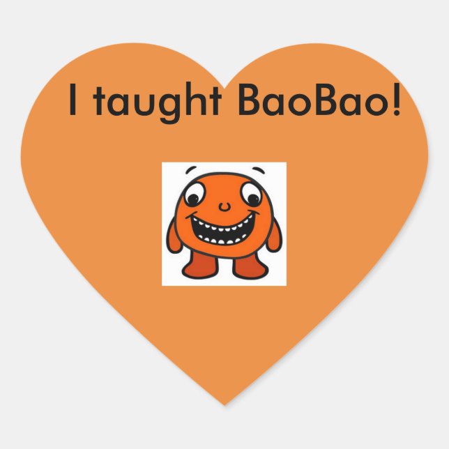 Have you taught BaoBao? Get the Sticker (Front)