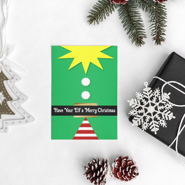 Have Your Elf A Merry Christmas Holiday Card (Creator Uploaded)
