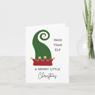 Have Your Elf a Merry Little Christmas - Pun Card
