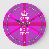 Have Your Keep Calm Text on Pink Union Jack