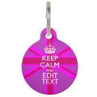 Have Your Keep Calm Text on Pink Union Jack