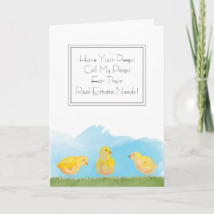 Have Your Peeps Call My Peeps Marketing Card