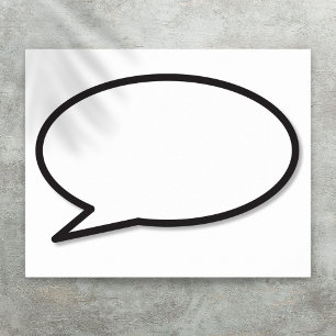 HAVE YOUR SAY! Comic Book Speech Bubble Poster