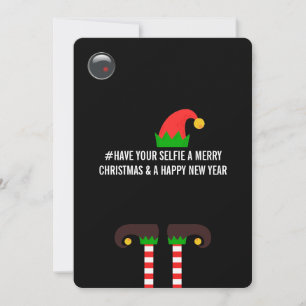 Have your selfie a Merry Christmas photo Card