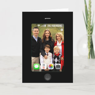 Have your selfie a Merry Christmas photo Holiday Card