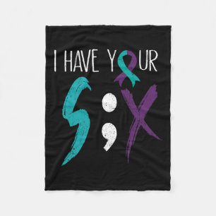 Have Your Six Military Suicide Prevention Awarenes Fleece Blanket