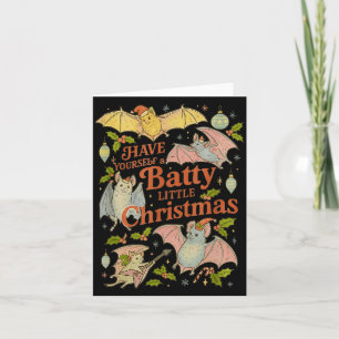 Have Yourself A Batty Little Christmas Card