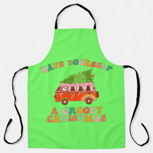 Have Yourself a Groovy Christmas! Apron