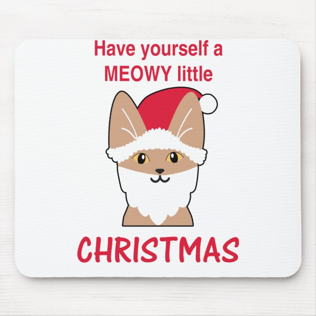 Have Yourself A Meowy Little Christmas Mouse Mat (Front)