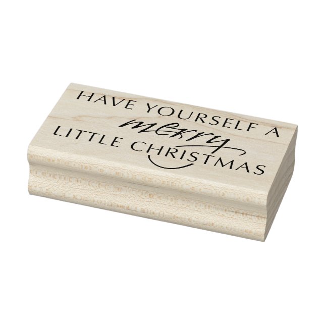 Have Yourself a Merry Little Christmas Art Stamp (Stamp)