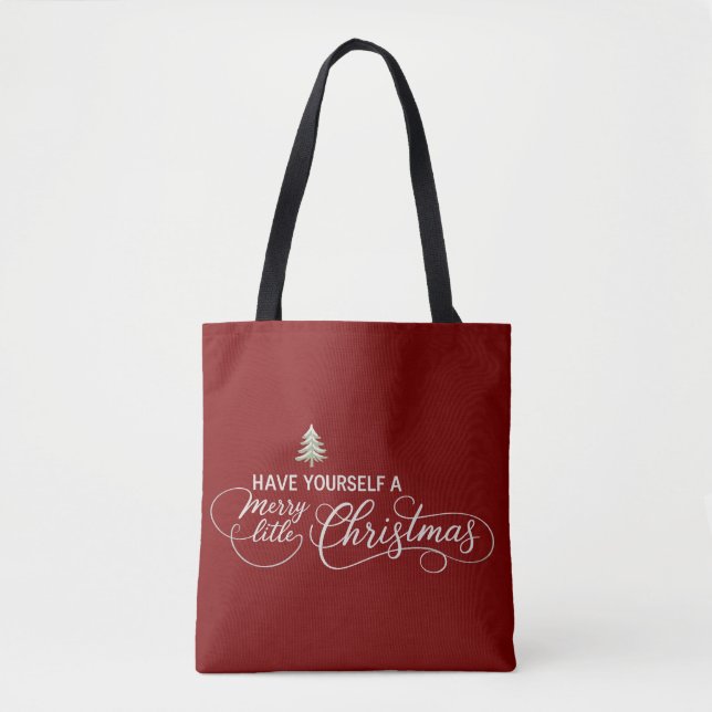 Have Yourself A Merry Little Christmas Cosy Winter Tote Bag (Front)