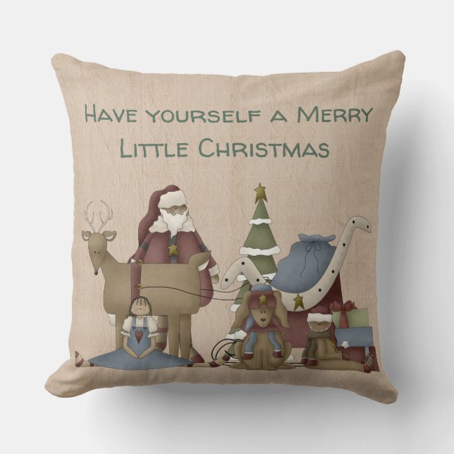 Have Yourself A Merry Little Christmas Cushion (Front)