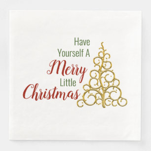 Have Yourself A Merry Little Christmas Napkin