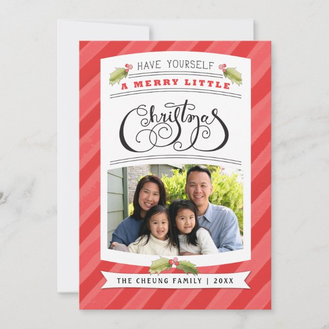 Have Yourself A Merry Little Christmas Photo Cards (Front)