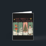 Have Yourself A Merry Little Christmas Snowy Scene Card<br><div class="desc">Have Yourself A Merry Little Christmas Snowy Scene</div>