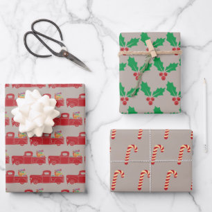 Have yourself a merry little Christmas Truck Wrapping Paper Sheet