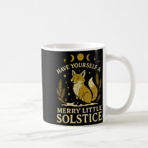 Have Yourself A Merry Little Solstice Fox Mystic  Coffee Mug