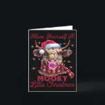 Have Yourself A Mooey Little Christmas  Card<br><div class="desc">Have Yourself A Mooey Little Christmas</div>