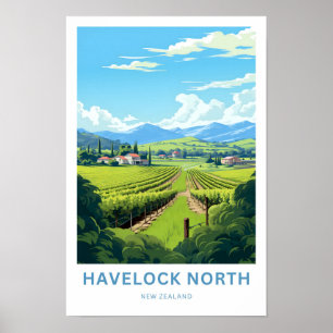 Havelock North New Zealand Travel Print