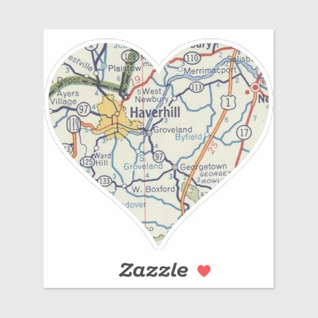 Haverhill MA Classic Map (Sheet)