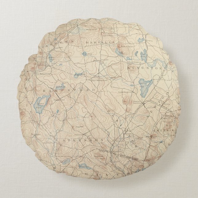 Haverhill, Massachusetts Round Cushion (Front)