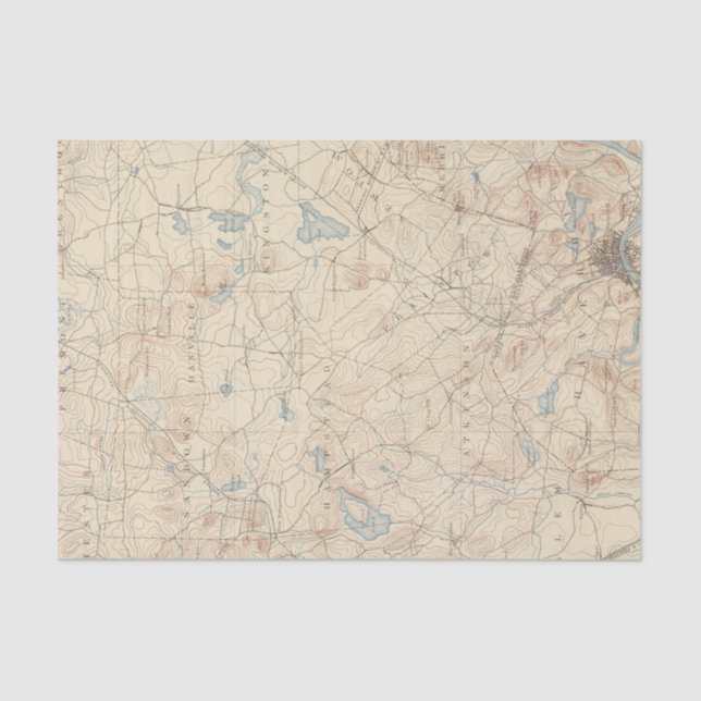 Haverhill, Massachusetts Tissue Paper (Front)