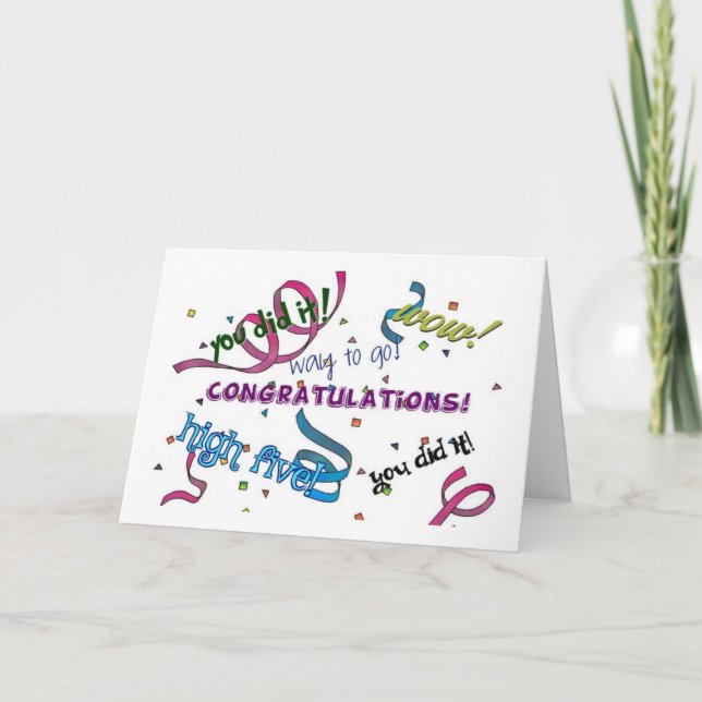 **HAVING A BABY**  **CONGRATULATIONS** Card (Front)
