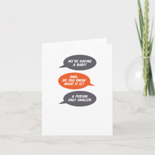 Having a Baby (Small Person) Announcement