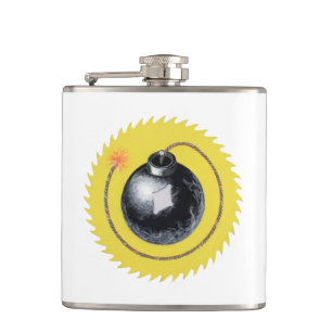 Having a Blast Hip Flask