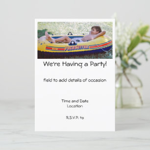 Having a Party Invitation