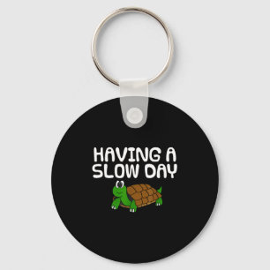 Having a slow day, tortoise retirement father's da key ring