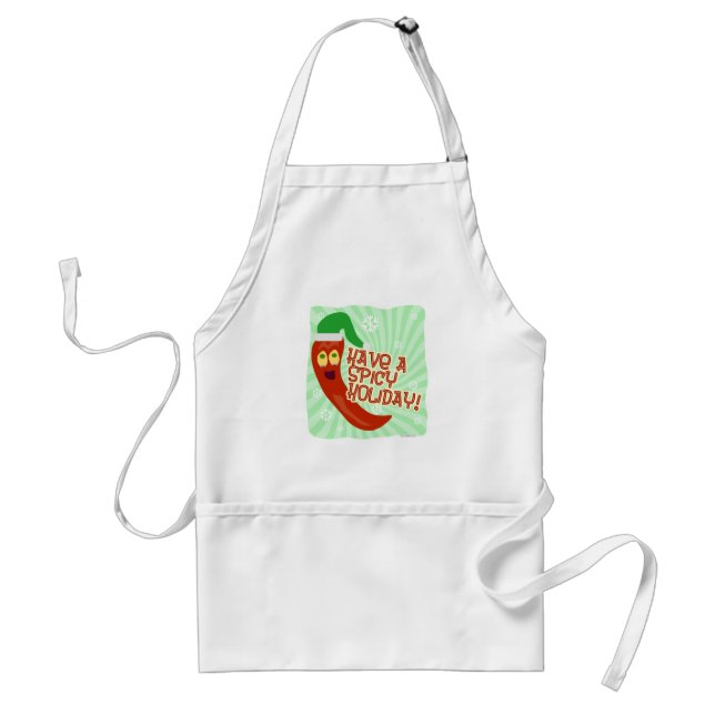 Having A Spicy Holiday Standard Apron (Front)
