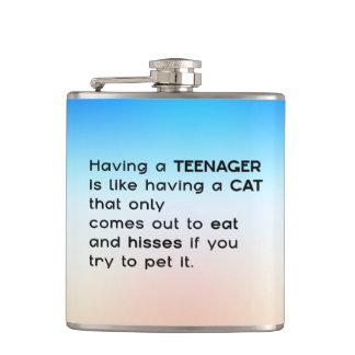 Having a Teenager...  Hip Flask