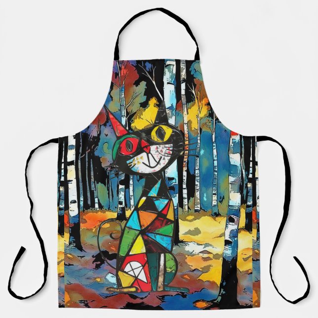 Having An Abstract Kinda Day Apron (Front)